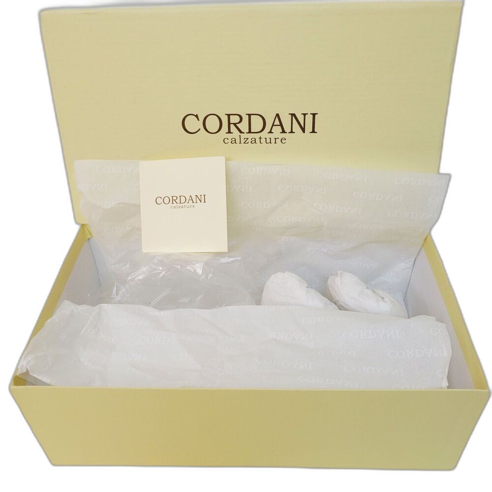Cordani Empty Shoe Box Original Box & Inserts Size 38 Bizzy Navy Suede